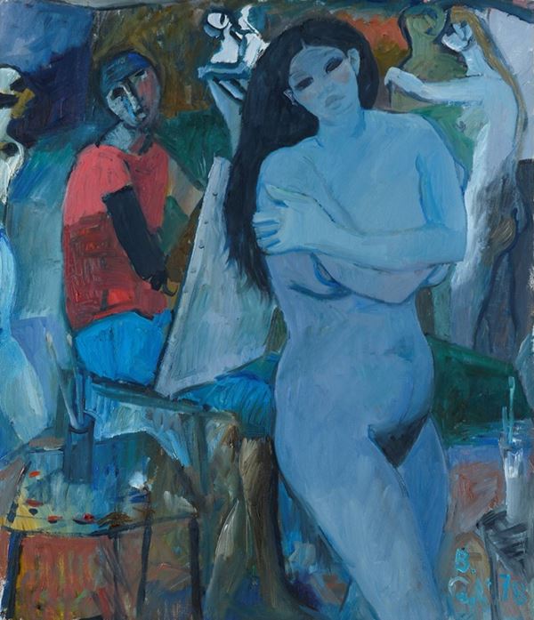 Bruno Paoli - Model in the studio