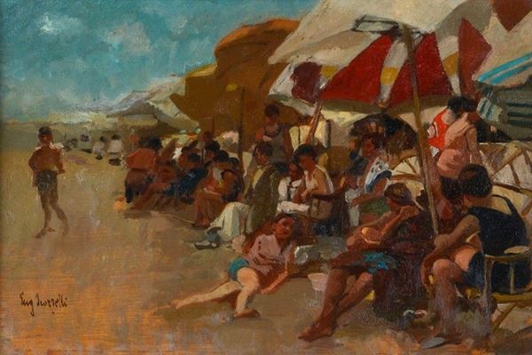 Eugenio Scorzelli - In riva a mare