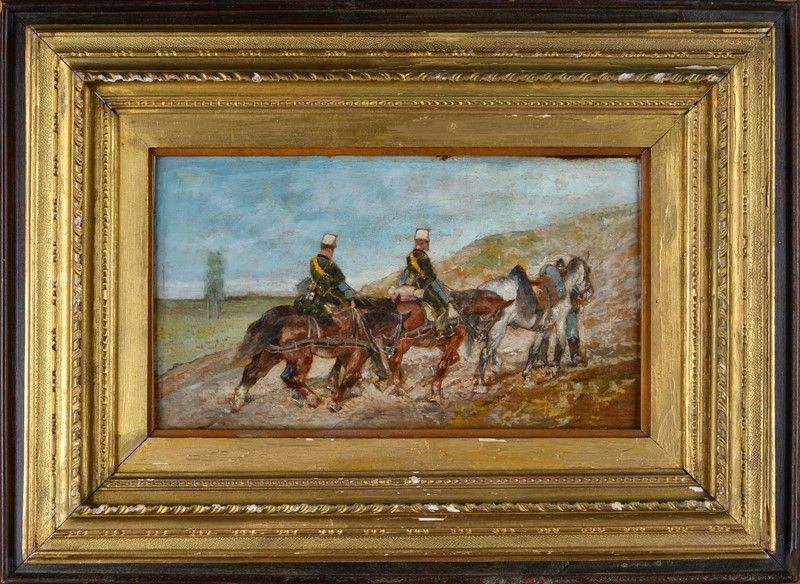 Giovanni Fattori - Soldati a Cavallo