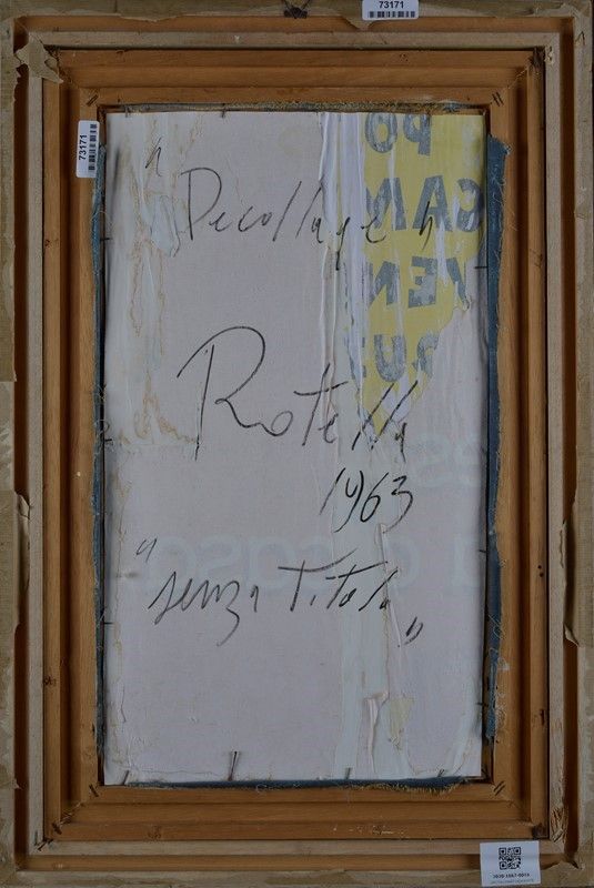 Mimmo Rotella - Senza Titolo