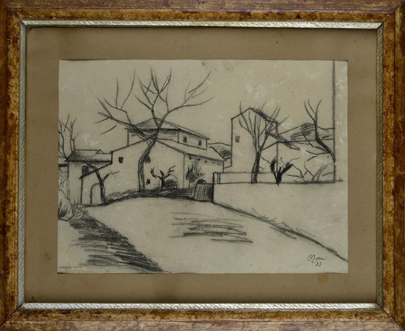 Ottone Rosai - Paesaggio Toscano