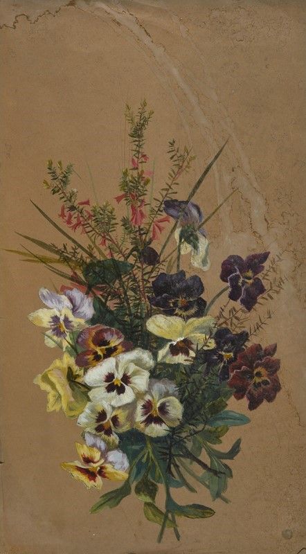 Anonimo, XIX - XX Sec. - Fiori
