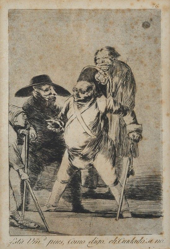 Francisco Goya y Lucientes - Est&#224; un pues come digo, eh cuidado si no
