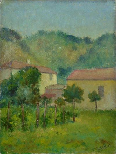 Paesaggio con Case