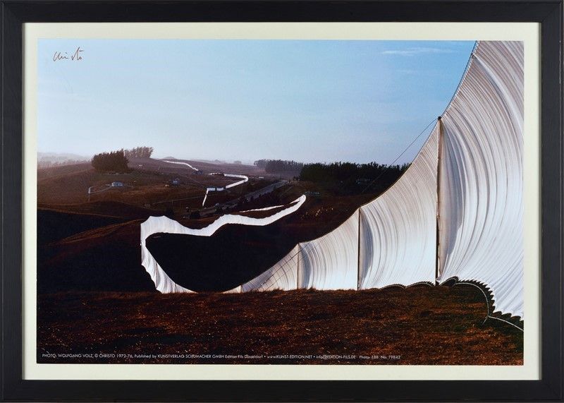 Christo (javacheff) - Running Fence, 1972-1976