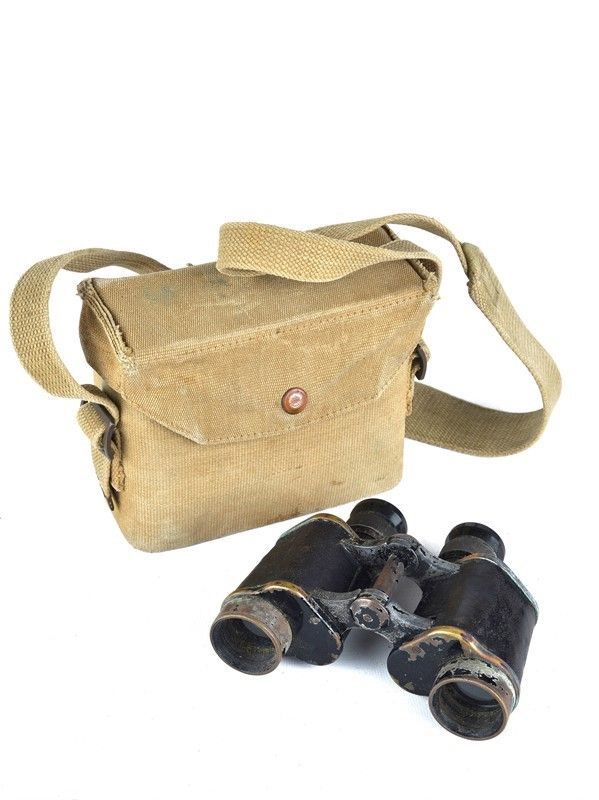British binoculars with case