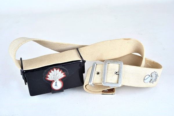 Particolare giberna "autarchica" per Reali Carabinieri  - Asta Armi antiche e Militaria - Galleria Pananti Casa d'Aste