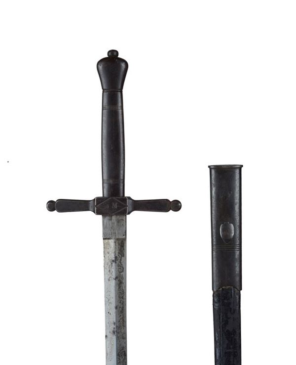 Detail of the Order of Malta&#39;s dagger