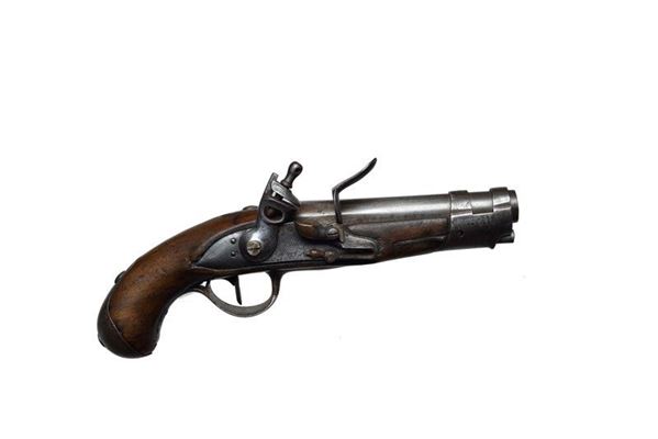 Pistola francese a pietra focaia per Gendarmeria
