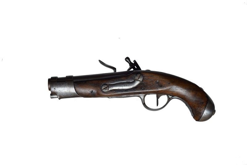 Pistola Francese a Pietra Focaia per Gendarmeria