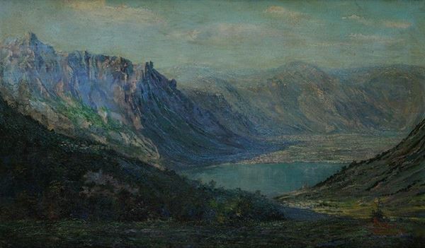 Attr. a Carlo Cressini - La valle di Laveno 