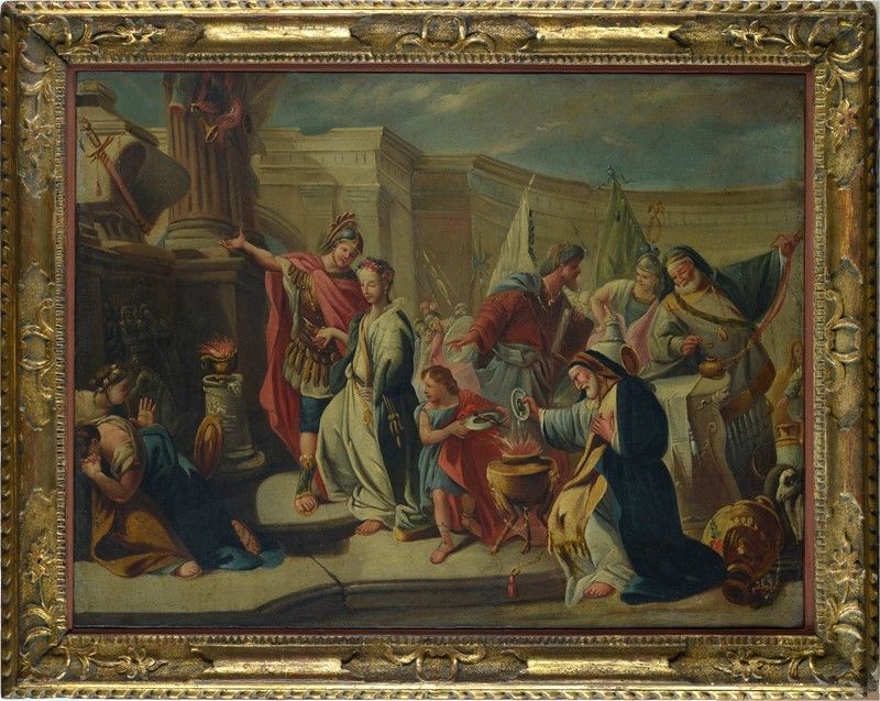 Scuola Veneta, XVIII Sec. - Il Sacrificio di Polissena