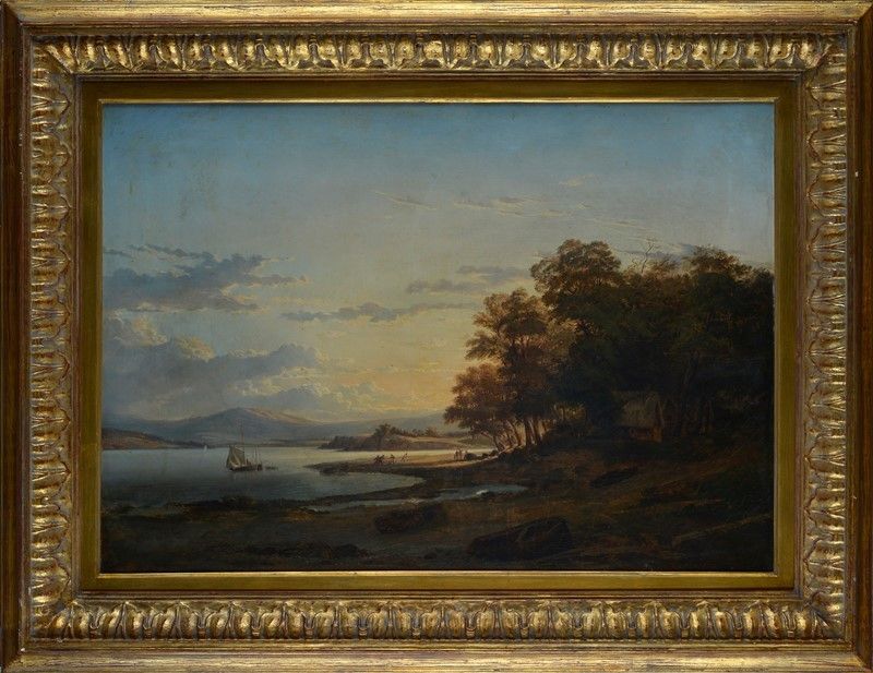 Giuseppe Canella - Paesaggio Lacustre