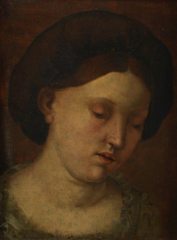 Scuola Lombarda, XVI - XVII sec. - Volto femminile