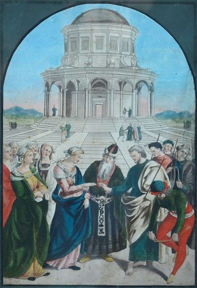 Lo Sposalizio della Vergine (da Raffaello)
