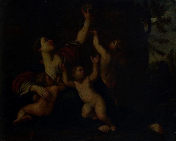 Scuola Romana, XVII sec. - The charity