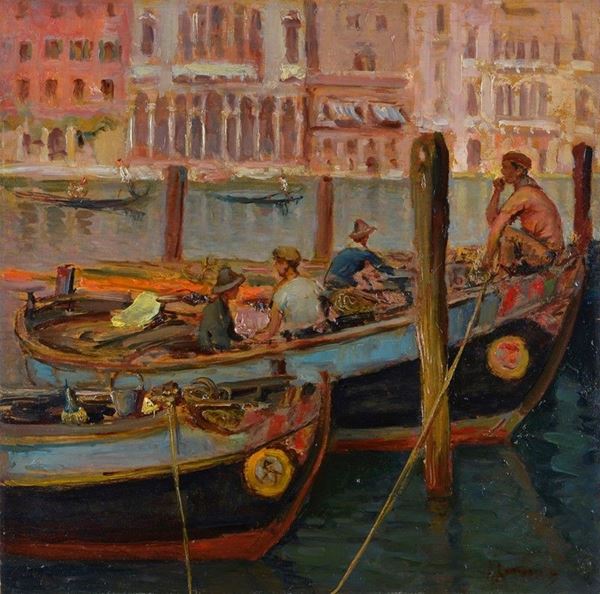 Alceste Campriani - Bragozzi da pesca