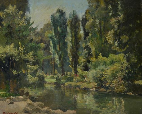Alfonso Corradi - Along the stream