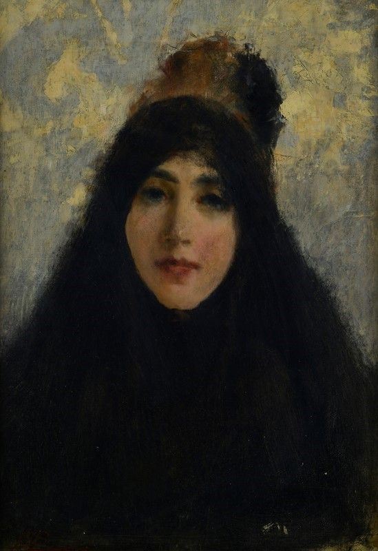 Mosè Bianchi - Ritratto di Donna