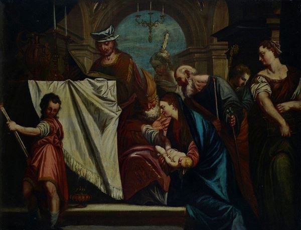 Anonimo, XVIII sec. - Presentazione di Gesù al Tempio (copia da Paolo Caliari Il Veronese)