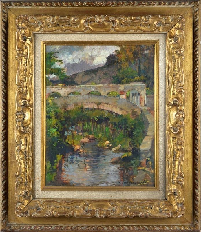 Cipriano Mannucci - Giornata Grigia (antico Ponte - Liano)