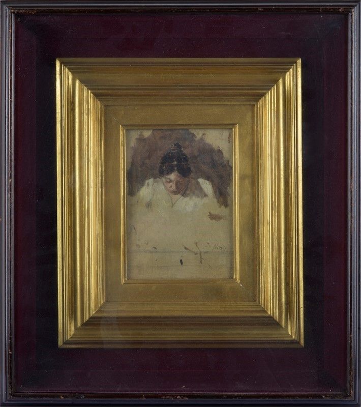 Giuseppe De Nittis - Busto di Donna (studio)