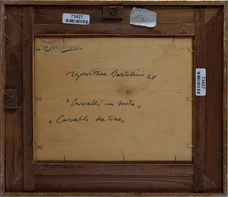 Ugo Vittore Bartolini - Cavalli in Sosta