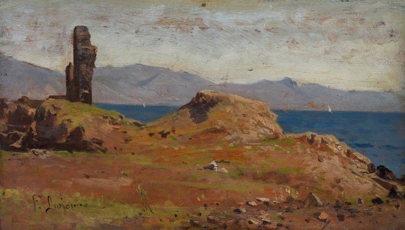 Francesco Lojacono - Paesaggio Roccioso