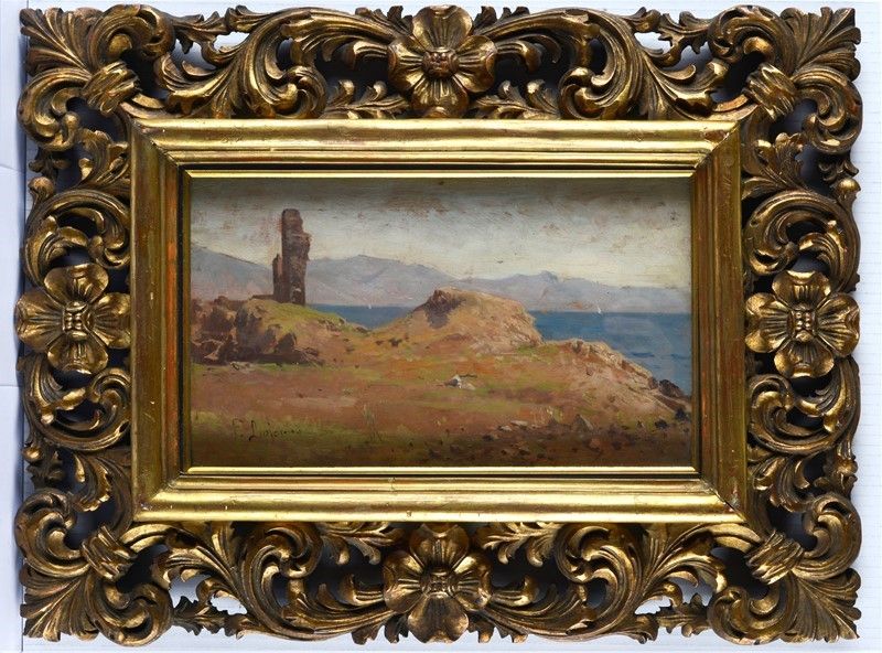 Francesco Lojacono - Paesaggio Roccioso