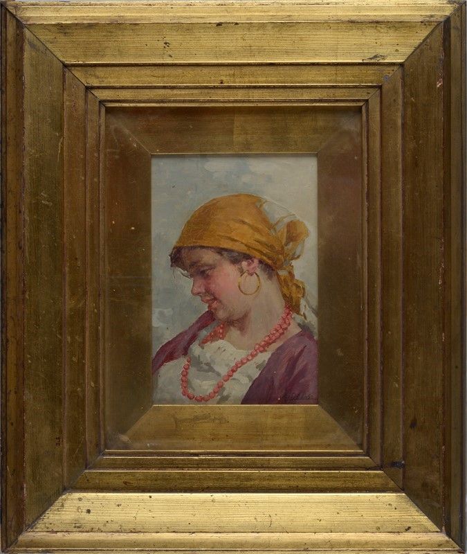 Anonimo, XIX Sec. - Contadinella Napoletana