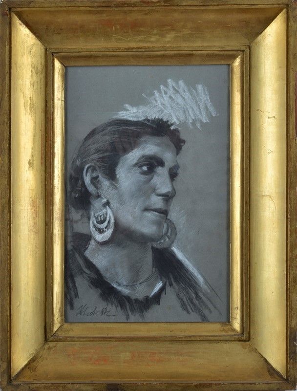 Francesco Paolo Michetti - Contadina Abruzzese