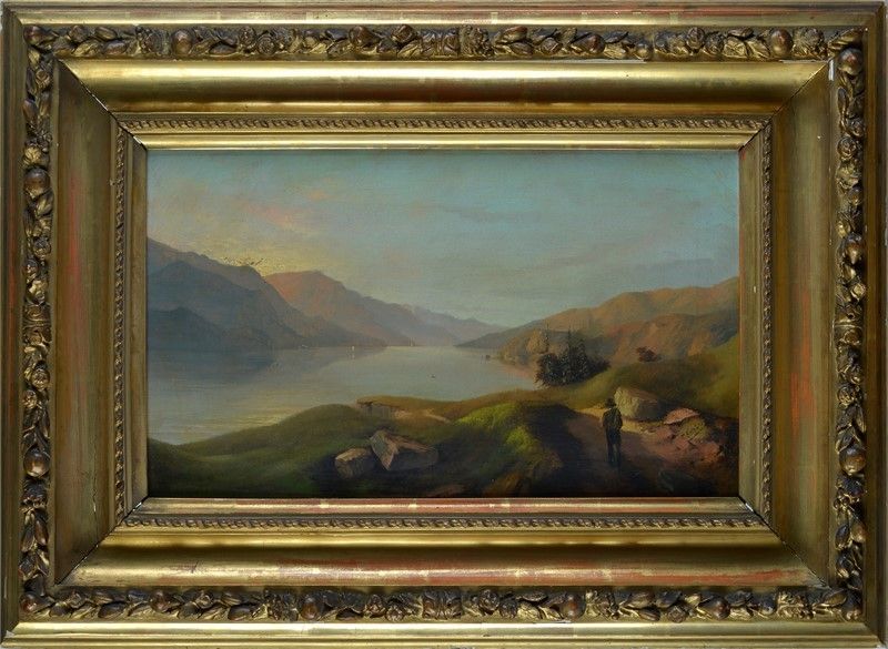 Ercole Calvi - Paesaggio Lacustre