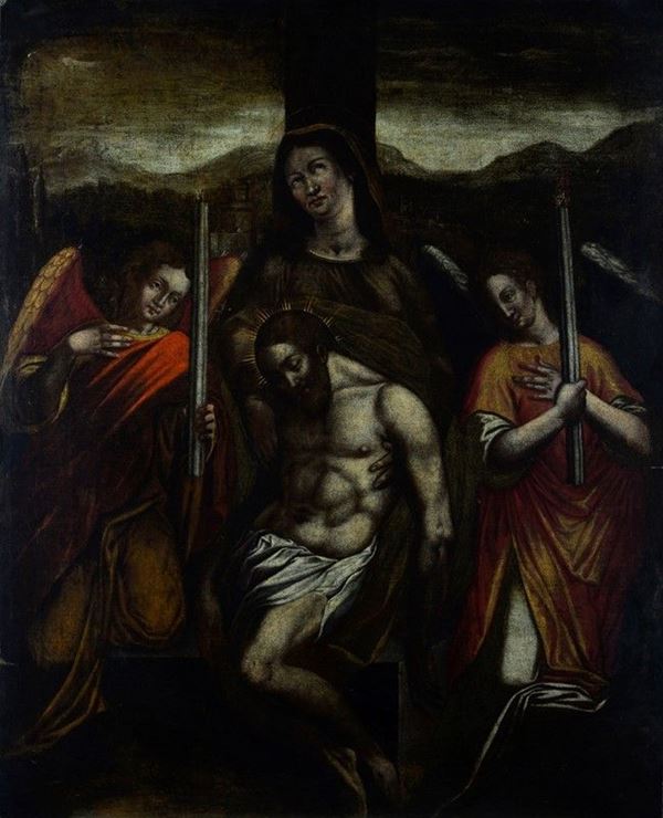 Scuola Italia Settentrionale, XVI sec. - Pietà