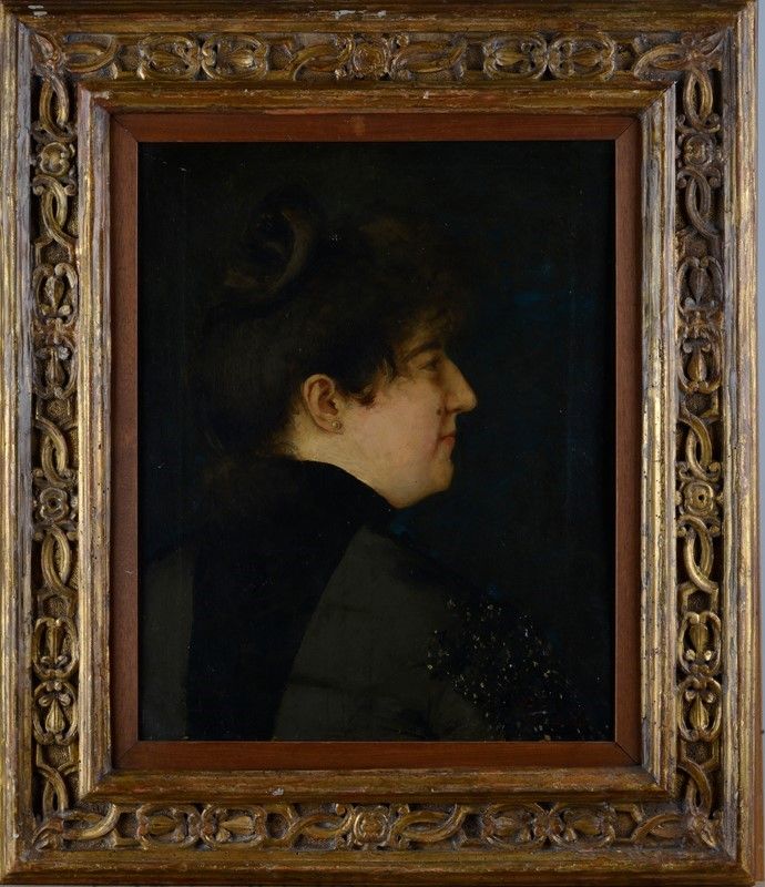 Domenico Morelli - Ritratto di Matilde Serao