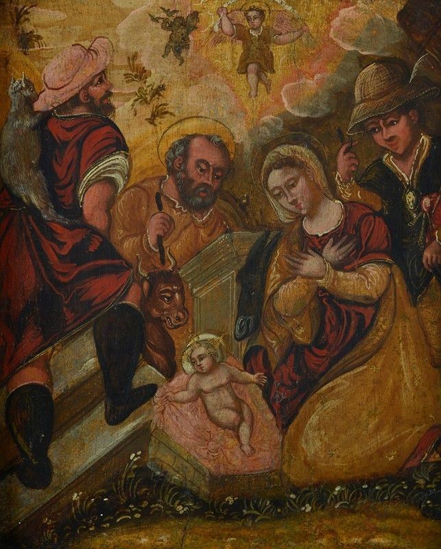 Scuola Greco - Dalmata, XVI - XVII Sec. - Natività