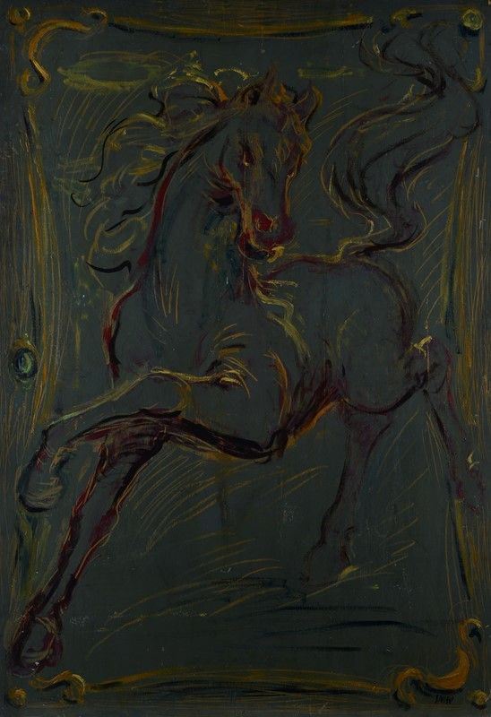Aligi Sassu - Runaway horse