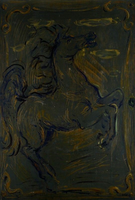 Aligi Sassu - Runaway horse