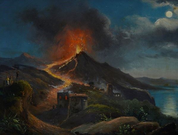 Anonimo, XIX sec. - Eruption