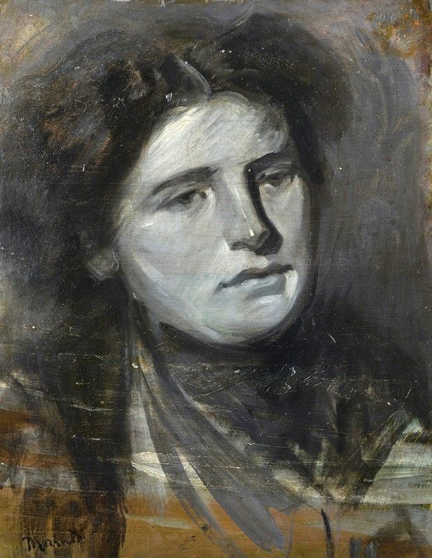 Anonimo, XIX Sec. - Ritratto di Donna