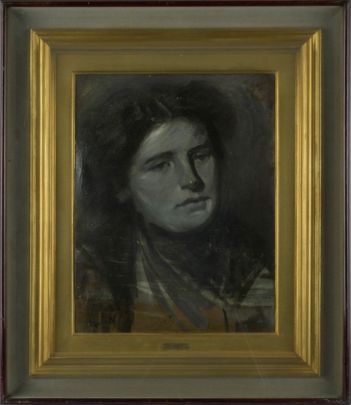 Anonimo, XIX Sec. - Ritratto di Donna