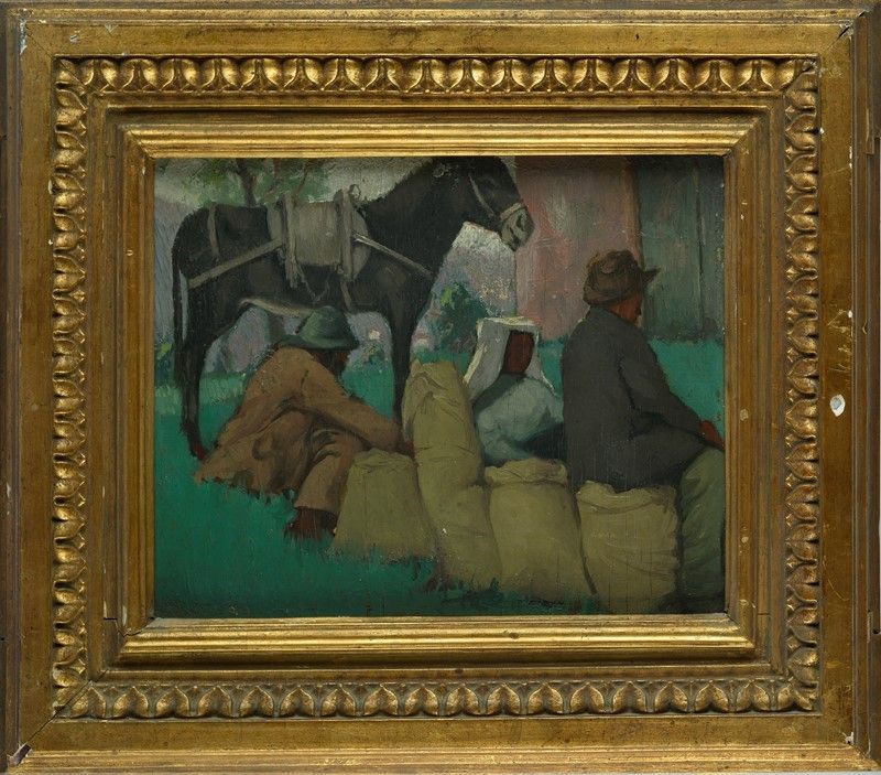 Domenico Colao - Riposo di Contadini