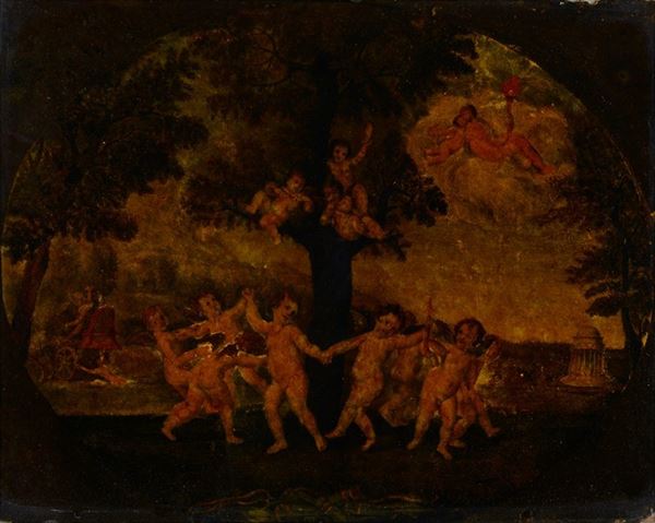 Anonimo, XVIII sec. - Dance of cupids (by Francesco Albani)