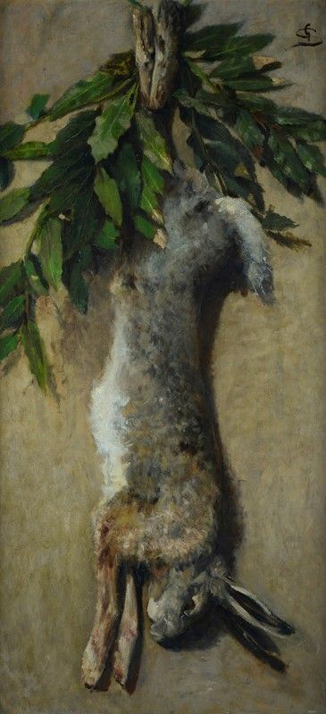 Giovanni Segantini - Lepre e uccelli