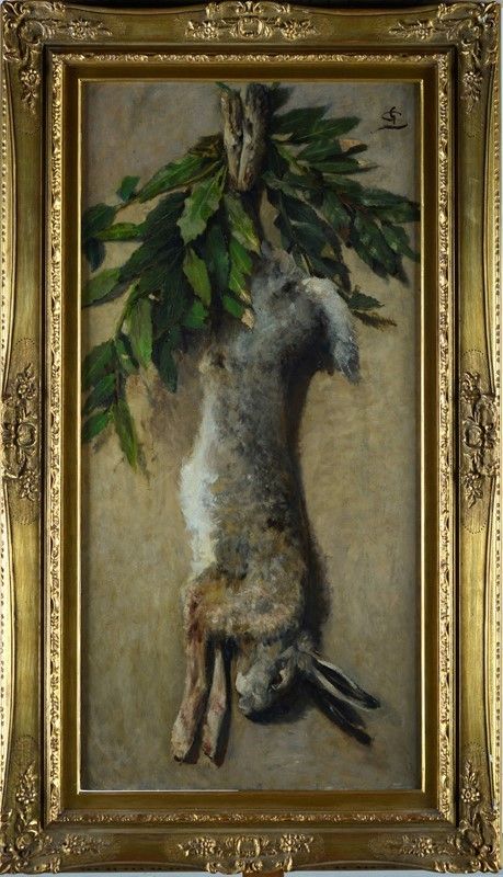Giovanni Segantini - Lepre e Uccelli