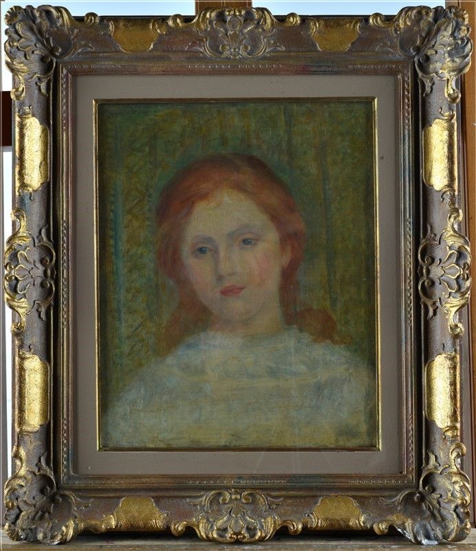 Attr. a Federico Zandomeneghi - Ritratto di Ragazza