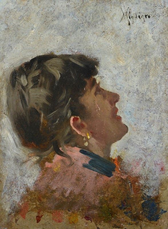 Vincenzo Migliaro - Ritratto di signora