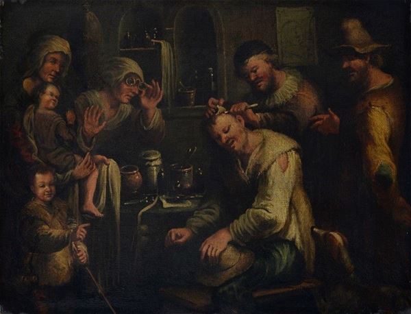 Scuola Olandese, XVII sec. - The surgeon