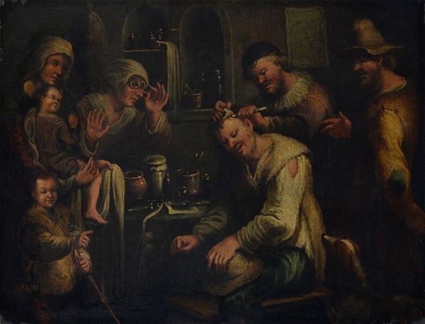 Scuola Olandese, XVII sec. - Il chirurgo