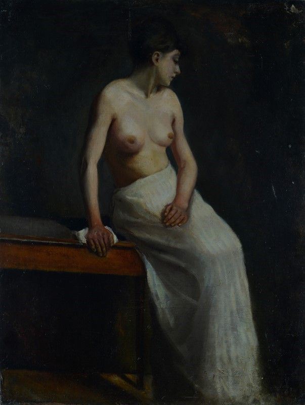 Anonimo, XIX Sec. - Nudo Femminile