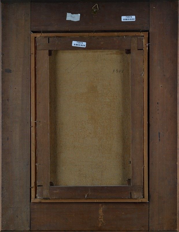 Anonimo, XIX Sec. - Mattina a San Gimignano